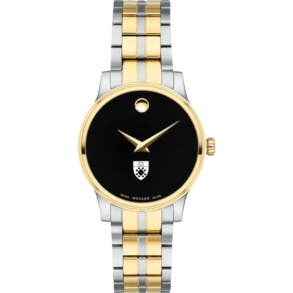 Yale SOM Women&#39;s Movado Collection Two-Tone Watch with Black Dial Shot #2