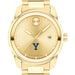 Yale University Men's Movado BOLD Gold with Date Window