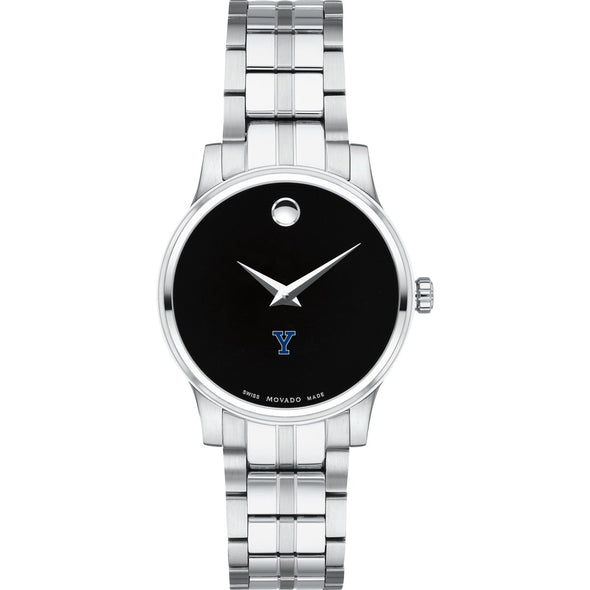 Yale Women&#39;s Movado Stainless Steel Watch with Black Dial Shot #2