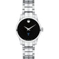 Yale Women's Movado Stainless Steel Watch with Black Dial Shot #2