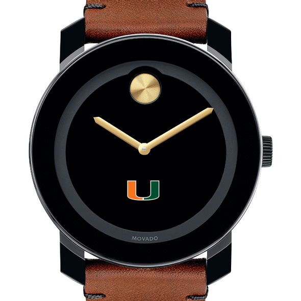 University of Miami Men's Movado BOLD with Brown Leather Strap at M ...